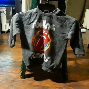 H&M Rolling Stones graphic print grey sweater US 1.5-2Y